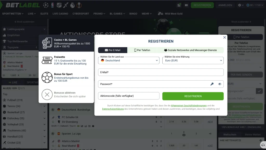 Online Sportwetten ohne Oasis